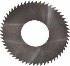 RobbJack - 2-1/2" Diam x 0.0468" Blade Thickness x 1" Arbor Hole Diam, 56 Tooth Slitting and Slotting Saw - Arbor Connection, Right Hand, Uncoated, Solid Carbide, Concave Ground - Exact Tool & Supply