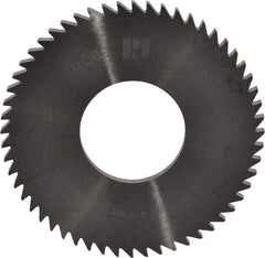 RobbJack - 2-1/2" Diam x 1/8" Blade Thickness x 1" Arbor Hole Diam, 56 Tooth Slitting and Slotting Saw - Arbor Connection, Right Hand, Uncoated, Solid Carbide, Concave Ground - Exact Tool & Supply