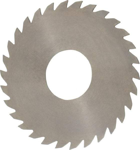 RobbJack - 3" Diam x 0.0468" Blade Thickness x 1" Arbor Hole Diam, 30 Tooth Slitting and Slotting Saw - Arbor Connection, Right Hand, Uncoated, Solid Carbide, Concave Ground - Exact Tool & Supply