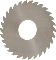 RobbJack - 3" Diam x 0.0468" Blade Thickness x 1" Arbor Hole Diam, 30 Tooth Slitting and Slotting Saw - Arbor Connection, Right Hand, Uncoated, Solid Carbide, Concave Ground - Exact Tool & Supply