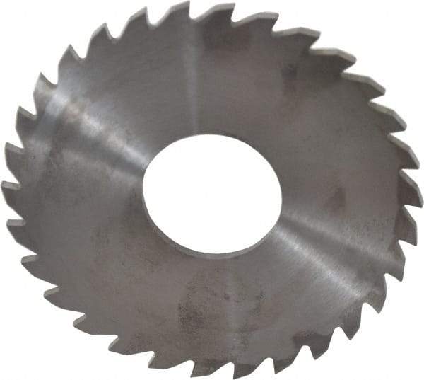 RobbJack - 3" Diam x 0.0937" Blade Thickness x 1" Arbor Hole Diam, 30 Tooth Slitting and Slotting Saw - Arbor Connection, Right Hand, Uncoated, Solid Carbide, Concave Ground - Exact Tool & Supply