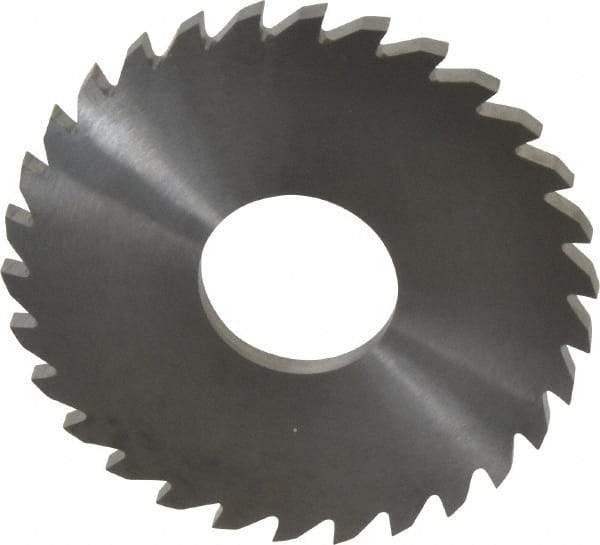 RobbJack - 3" Diam x 0.1562" Blade Thickness x 1" Arbor Hole Diam, 30 Tooth Slitting and Slotting Saw - Arbor Connection, Right Hand, Uncoated, Solid Carbide, Concave Ground - Exact Tool & Supply