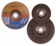 Value Collection - 5" 60 Grit Aluminum Oxide Cutoff Wheel - 0.04" Thick, 7/8" Arbor, 12,220 Max RPM - Exact Tool & Supply