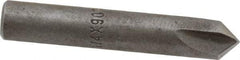 Keo - 1/4" Head Diam, 1/4" Shank Diam, 3 Flute 90° High Speed Steel Countersink - Bright Finish, 1-1/2" OAL, Single End, Straight Shank, Right Hand Cut - Exact Tool & Supply