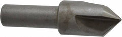 Keo - 3/4" Head Diam, 1/2" Shank Diam, 3 Flute 90° High Speed Steel Countersink - Bright Finish, 2-5/8" OAL, Single End, Straight Shank, Right Hand Cut - Exact Tool & Supply