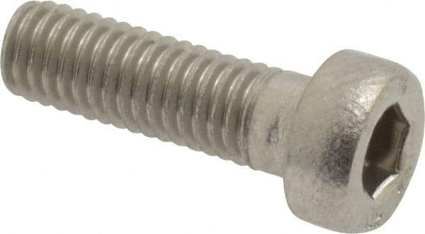 Value Collection - M5x0.80 Metric Coarse Hex Socket Drive, Low Socket Cap Screw - Grade 18-8 & Austenitic A2 Stainless Steel, Uncoated, Fully Threaded, 16mm Length Under Head - Exact Tool & Supply