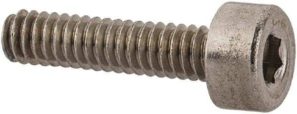 Value Collection - M2x0.40 Metric Coarse Hex Socket Drive, Socket Cap Screw - Grade 316 & Austenitic A4 Stainless Steel, Uncoated, Fully Threaded, 8mm Length Under Head - Exact Tool & Supply