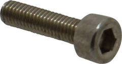 Value Collection - M3x0.50 Metric Coarse Hex Socket Drive, Socket Cap Screw - Grade 316 & Austenitic A4 Stainless Steel, Uncoated, Fully Threaded, 12mm Length Under Head - Exact Tool & Supply
