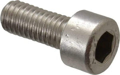 Value Collection - M5x0.80 Metric Coarse Hex Socket Drive, Socket Cap Screw - Grade 316 & Austenitic A4 Stainless Steel, Uncoated, Fully Threaded, 12mm Length Under Head - Exact Tool & Supply