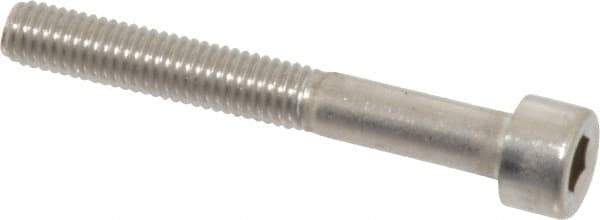 Value Collection - M5x0.80 Metric Coarse Hex Socket Drive, Socket Cap Screw - Grade 316 & Austenitic A4 Stainless Steel, Uncoated, Partially Threaded, 40mm Length Under Head - Exact Tool & Supply