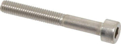 Value Collection - M5x0.80 Metric Coarse Hex Socket Drive, Socket Cap Screw - Grade 316 & Austenitic A4 Stainless Steel, Uncoated, Partially Threaded, 40mm Length Under Head - Exact Tool & Supply