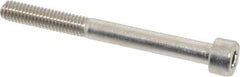 Value Collection - M6x1.00 Metric Coarse Hex Socket Drive, Socket Cap Screw - Grade 316 & Austenitic A4 Stainless Steel, Uncoated, Partially Threaded, 60mm Length Under Head - Exact Tool & Supply