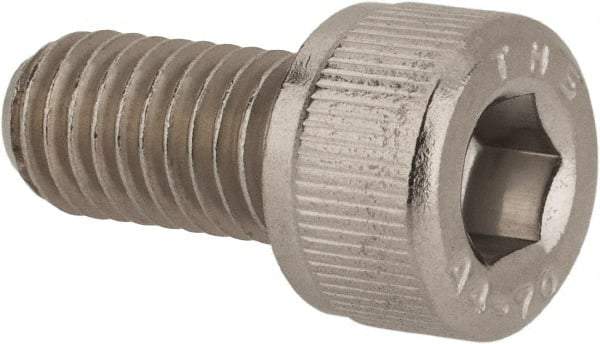 Value Collection - M8x1.25 Metric Coarse Hex Socket Drive, Socket Cap Screw - Grade 316 & Austenitic A4 Stainless Steel, Uncoated, Fully Threaded, 16mm Length Under Head - Exact Tool & Supply