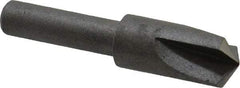 Keo - 3/8" Head Diam, 1/4" Shank Diam, 3 Flute 120° High Speed Steel Countersink - Bright Finish, 1-3/4" OAL, Single End, Straight Shank, Right Hand Cut - Exact Tool & Supply