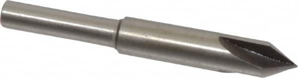 Interstate - 1/4" Head Diam, 3/16" Shank Diam, 3 Flute 60° High Speed Steel Countersink - Exact Tool & Supply