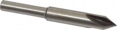 Interstate - 1/4" Head Diam, 3/16" Shank Diam, 3 Flute 60° High Speed Steel Countersink - Exact Tool & Supply