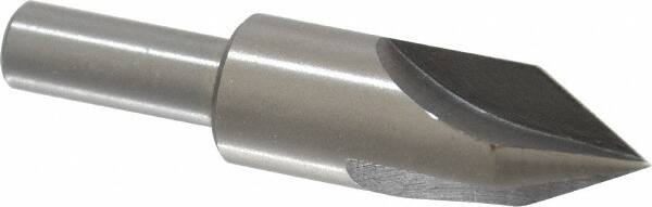 Interstate - 5/8" Head Diam, 3/8" Shank Diam, 3 Flute 60° High Speed Steel Countersink - Exact Tool & Supply