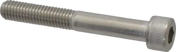 Value Collection - M8x1.25 Metric Coarse Hex Socket Drive, Socket Cap Screw - Grade 316 & Austenitic A4 Stainless Steel, Uncoated, Partially Threaded, 60mm Length Under Head - Exact Tool & Supply