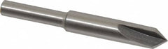 Interstate - 1/4" Head Diam, 3/16" Shank Diam, 3 Flute 82° High Speed Steel Countersink - Exact Tool & Supply