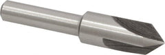 Interstate - 3/8" Head Diam, 1/4" Shank Diam, 3 Flute 82° High Speed Steel Countersink - Exact Tool & Supply
