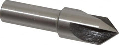 Interstate - 1/2" Head Diam, 3/8" Shank Diam, 3 Flute 82° High Speed Steel Countersink - Exact Tool & Supply