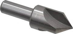 Interstate - 7/8" Head Diam, 1/2" Shank Diam, 3 Flute 82° High Speed Steel Countersink - Exact Tool & Supply