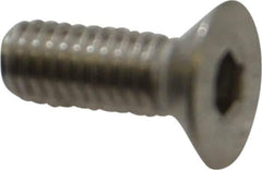 Value Collection - M3x0.50 Metric Coarse Hex Socket Drive, 90° Flat Screw - Grade 316 & Austenitic A4 Stainless Steel, Fully Threaded, 8mm OAL - Exact Tool & Supply