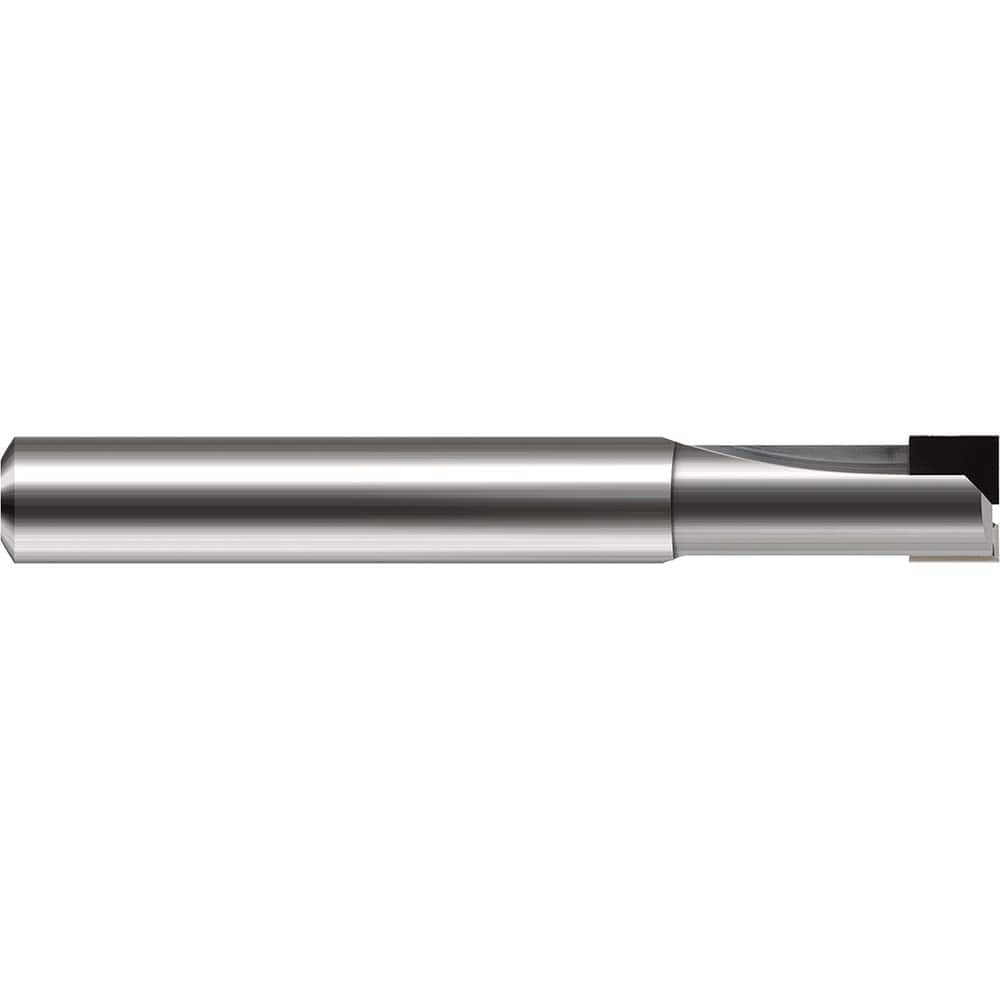 Harvey Tool - 1/2", 1/4" LOC, 1/2" Shank Diam, 3" OAL, 2 Flute Brazed Solid Carbide Square End Mill - Exact Tool & Supply