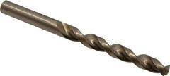 Cleveland - 11mm 135° Cobalt Jobber Drill - Oxide/Gold Finish, Right Hand Cut, Parabolic Flute, Straight Shank, 5.591" OAL, Split Point - Exact Tool & Supply
