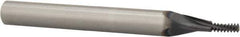 Scientific Cutting Tools - #6-32 UNC, 0.1" Cutting Diam, 3 Flute, Solid Carbide Helical Flute Thread Mill - Internal Thread, 0.263" LOC, 2-1/2" OAL, 1/4" Shank Diam - Exact Tool & Supply