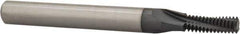 Scientific Cutting Tools - 1/4-28 UNF, 0.18" Cutting Diam, 3 Flute, Solid Carbide Helical Flute Thread Mill - Internal Thread, 0.515" LOC, 2-1/2" OAL, 1/4" Shank Diam - Exact Tool & Supply