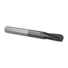 Scientific Cutting Tools - M10x1.50 Metric Coarse, 0.3" Cutting Diam, 4 Flute, Solid Carbide Helical Flute Thread Mill - Internal Thread, 0.79" LOC, 2.95" OAL - Exact Tool & Supply