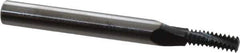 Scientific Cutting Tools - M6x1.00 Metric Coarse, 0.169" Cutting Diam, 3 Flute, Solid Carbide Helical Flute Thread Mill - Internal Thread, 0.488" LOC, 2.28" OAL - Exact Tool & Supply