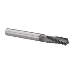 Scientific Cutting Tools - M8x1.25 Metric Coarse, 0.236" Cutting Diam, 3 Flute, Solid Carbide Helical Flute Thread Mill - Internal Thread, 0.659" LOC, 2.28" OAL, 6mm Shank Diam - Exact Tool & Supply