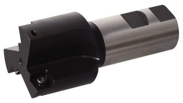 Kennametal - 1-3/16 Inch Diameter, Whistle Notch, 20 mm Shank Diameter, 3 Insert, Indexable Counterbore - 3.9764 Inch Overall Length, SPHX 090304R. Insert - Exact Tool & Supply