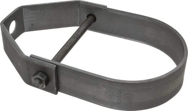 Empire - 3" Pipe, 1/2" Rod, Carbon Steel Adjustable Clevis Hanger - Black - Exact Tool & Supply