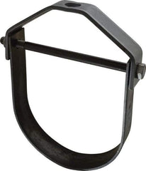 Empire - 6" Pipe, 3/4" Rod, Carbon Steel Adjustable Clevis Hanger - Black - Exact Tool & Supply