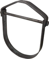 Empire - 12" Pipe, 7/8" Rod, Carbon Steel Adjustable Clevis Hanger - Black - Exact Tool & Supply