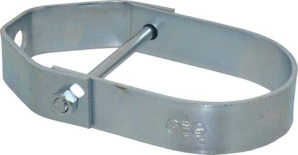 Empire - 3" Pipe, 1/2" Rod, Carbon Steel Adjustable Clevis Hanger - Electro Galvanized - Exact Tool & Supply