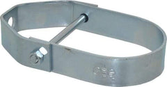 Empire - 3" Pipe, 1/2" Rod, Carbon Steel Adjustable Clevis Hanger - Electro Galvanized - Exact Tool & Supply