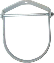 Empire - 12" Pipe, 7/8" Rod, Carbon Steel Adjustable Clevis Hanger - Electro Galvanized - Exact Tool & Supply