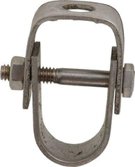Empire - 1/2" Pipe, 3/8" Rod, Grade 304 Stainless Steel Adjustable Clevis Hanger - Exact Tool & Supply
