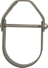 Empire - 3" Pipe, 1/2" Rod, Grade 304 Stainless Steel Adjustable Clevis Hanger - Exact Tool & Supply