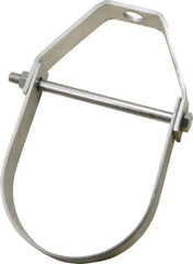 Empire - 4" Pipe, 5/8" Rod, Grade 304 Stainless Steel Adjustable Clevis Hanger - Exact Tool & Supply