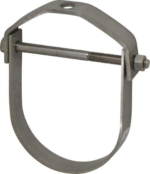 Empire - 5" Pipe, 5/8" Rod, Grade 304 Stainless Steel Adjustable Clevis Hanger - Exact Tool & Supply