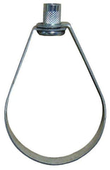 Empire - 3-1/2" Pipe, 1/2" Rod, Carbon Steel Emlok Swivel Ring Hanger - Pre-Galvanized, 600 Lb Capacity - Exact Tool & Supply