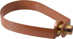 Empire - 2" Pipe, 3/8" Rod, Carbon Steel Emlok Swivel Ring Hanger - Copper Plated, 600 Lb Capacity - Exact Tool & Supply