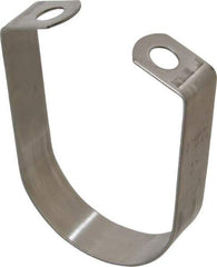 Empire - 2" Pipe, 3/8" Rod, Grade 304 Stainless Steel Adjustable Band Hanger - Exact Tool & Supply
