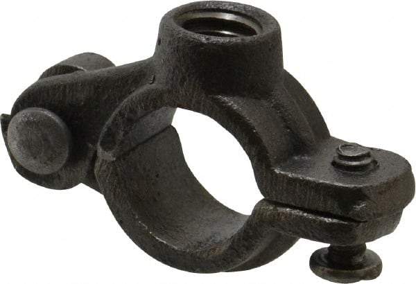 Empire - 3/8" Pipe, 3/8" Rod, Malleable Iron Split Ring Hanger - Black, 180 Lb Capacity - Exact Tool & Supply