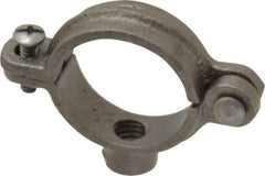 Empire - 1" Pipe, 3/8" Rod, Malleable Iron Split Ring Hanger - Black, 180 Lb Capacity - Exact Tool & Supply